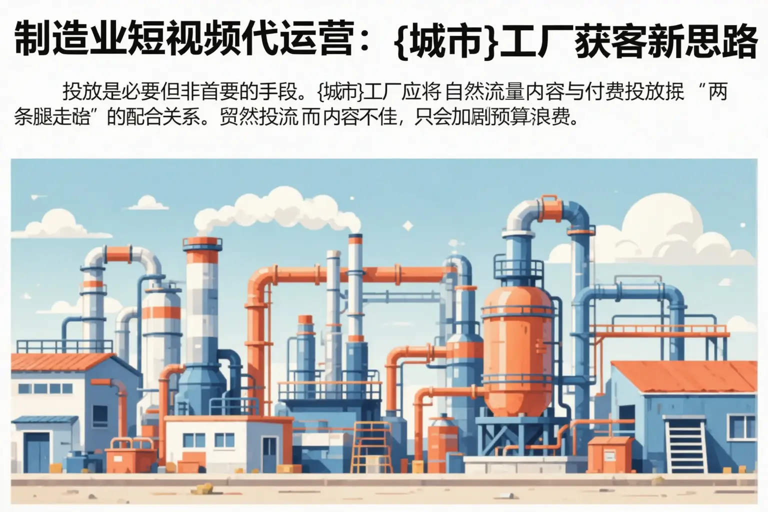制造业短视频代运营:海阳工厂获客新思路